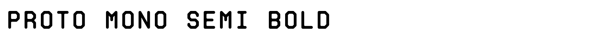 Proto Mono Semi Bold image